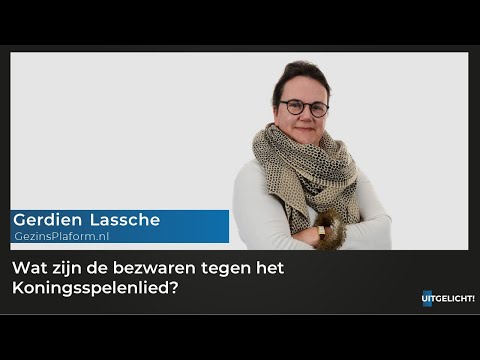 Uitgelicht! 14 april 2021 - Gerdien Lassche over het Koningsspelenlied en de genderideologie