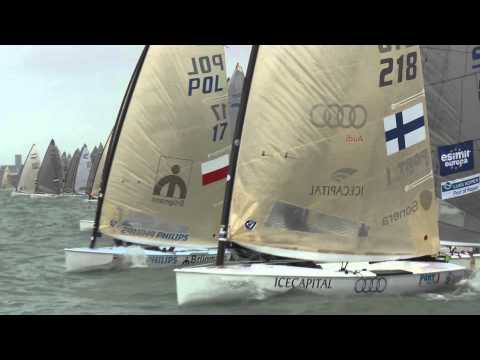 2nd day at the european Finn Championship, good day for Giles Scott.