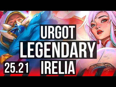 URGOT vs IRELIA (TOP) | 46k DMG, Legendary, 17/3/10, 500+ games | EUW Master | 25.21