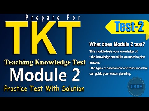 TKT Module 2 Full Practice Test with Answers  Teaching Knowledge Test