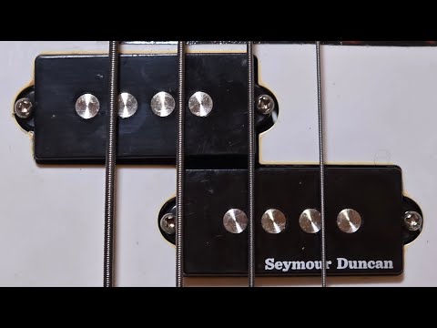 Upgrading a Squire P Bass Pickup with a Seymour Duncan Quarter Pound