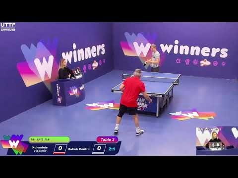 WINners CUP table 2  01.12 Kolomiets Vladimir - Batiuk Dmitrii 11:30