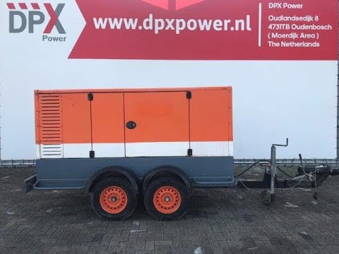 DPX Power: Atlas Copco QAS100 w/ Trailer - 100 kVA Generator - DPX-11730