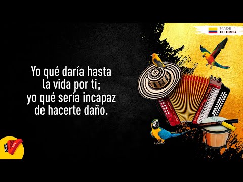 Daría La Vida Por Ti, Daniel Calderón & Los Gigantes Del Vallenato, Video Letra - Sentir Vallenato