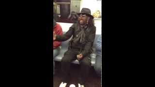 Gangster Rick James on NYC Subway