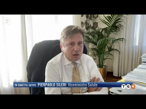 Pierpaolo Sileri ospite al Tg4 - 23/06/2020