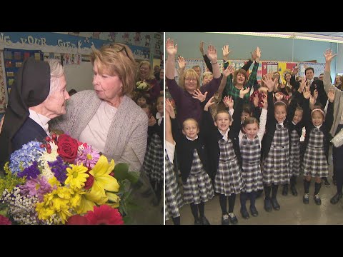 Nun Honored in Sweet Way for Teaching 1st Grade for 50 Years