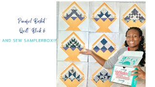 Pieceful Basket Quilt Along Block 8 and Unboxing