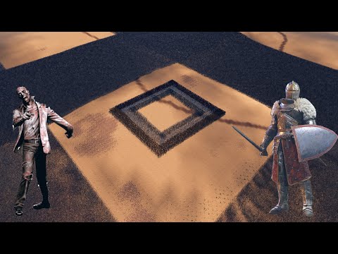 1.000.000 Zombies Attacked the Army Of Humans | Ultimate Epic Battle Simulator 2 | UEBS 2