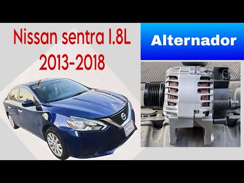 COMO CAMBIAR ALTERNADOR NISSAN SENTRA 1.8L 2013-2018