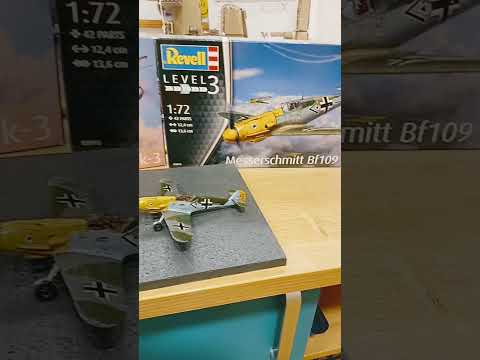 revell yakovlev yak-3 and Messerschmitt bf 109 f2
