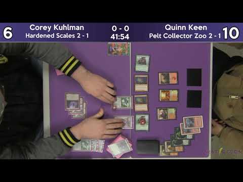 Corey Kuhlman (Hardened Scales) vs Quinn Keen (Pelt Collector Zoo) - Sunday Night Modern 11/18/18