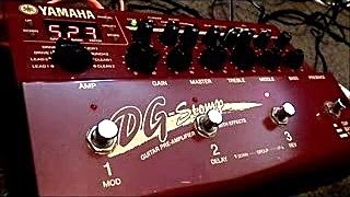 Video thumbnail for Yamaha DG Stomp demo - gutsy analog feel, sounds like separate pedals by Gearfacts