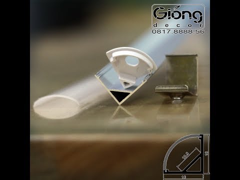 SẢN PHẨM BÀN TRANG ĐIỂM KẾT HỢP CÙNG THANH NHÔM ĐỊNH HÌNH VÀ CÔNG TẮC CẢM BIẾN ĐÓNG MỞ - gióng decor