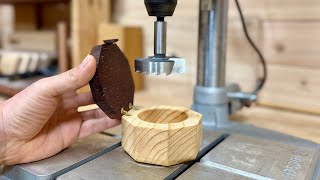 如何制作一个带有独特锁扣的八角形盒子 / 木工DIY