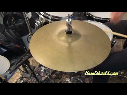 Vintage Zildjian New Beat 14” Hihats TIGHT DRY Versatile! Amazing Tone 1044 1450 g Don’t Pay $520! image 5