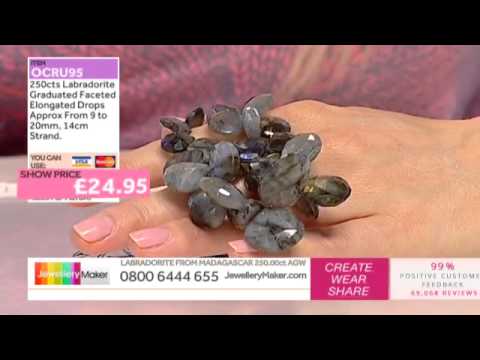 How to Make Beaded Jewellery: JewelleryMaker LIVE 5/08/2015