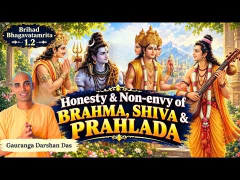 Brihad Bhagavatamrita 1.2 | Honesty & Non-envy of Brahma, Shiva & Prahlada | Gauranga Darshan Das