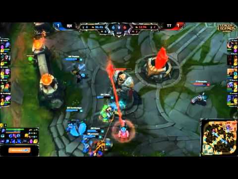 BJK Thaldrin Ryze VS TT Xyraz Rumble Özet 3  Maç   2015 TBF Yarı Final