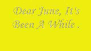 !Nickasaur! - Dear June Lyrics
