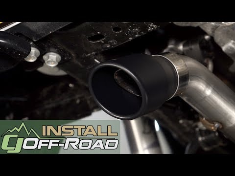 Jeep Wrangler JL aFe Cat-Back Mach Force-Xp Hi-Tuck 2-1/2" SS w/Black Tip 4-Door 3.6L 2018 Install