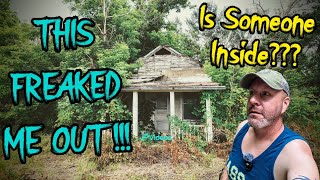 I HEARD SOMETHING!!! Is Someone Inside This Abandoned House???