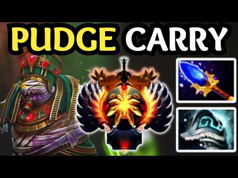 🔥 PUDGE CARRY — HOOK 😈 DRAG 😈 DELETE 😈 | DOTA 2 🔥