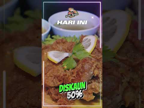 Datang Hari Ini. Diskaun 50%.