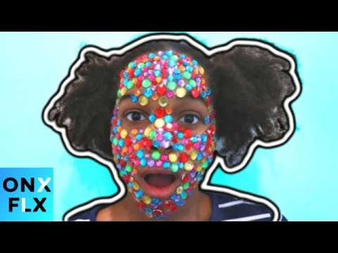 Shasha Has A Face Full Of Rhinestones! | Onyx Family | Onyx Flix