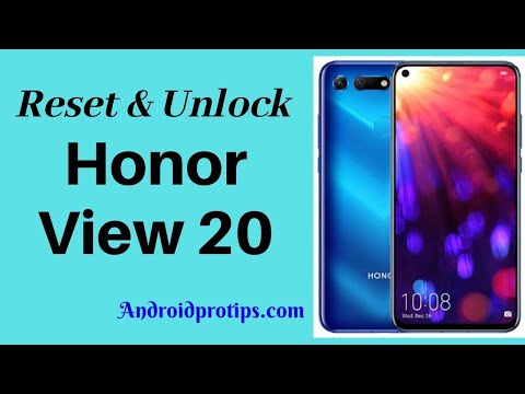 How to Reset & Unlock Honor View 20