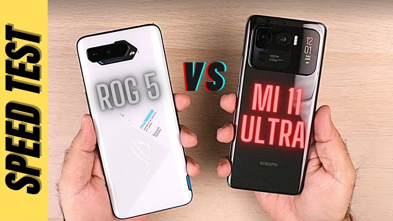 Asus ROG 5 vs Xiaomi Mi 11 Ultra - SPEED TEST