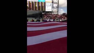 SF Giants NLCS Game 7 On-Field Flag Ceremony
