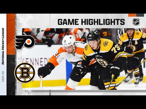 Flyers @ Bruins 1/13/22 | NHL Highlights