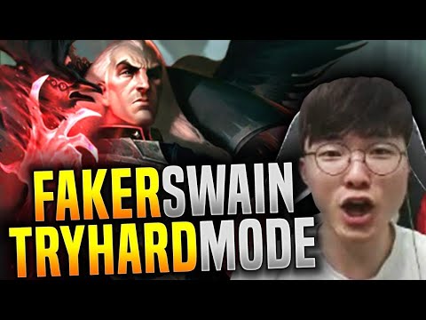 Faker Insane Tryhard with Swain Mid! - SKT T1 Faker Picks Swain Mid! | SKT T1 Replays Gamer of Best