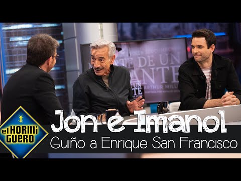 El guiño de Pablo Motos e Imanol Arias a Enrique San Francisco - El Hormiguero