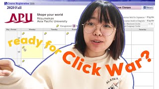 ☠️ CLICK WAR at APU 🔥 How to do Course Registration + tips for new students | Annie Hoang