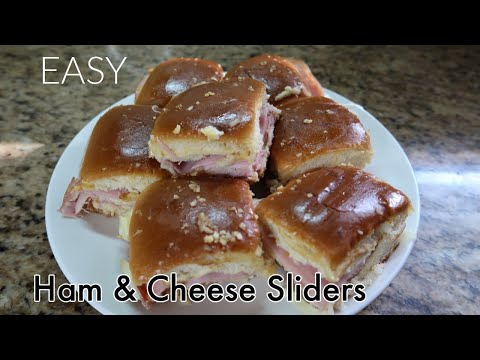 EASY Ham & Cheese Sliders