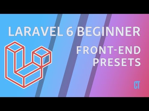 Laravel 6 Beginner e16 Front End Presets Bootstrap