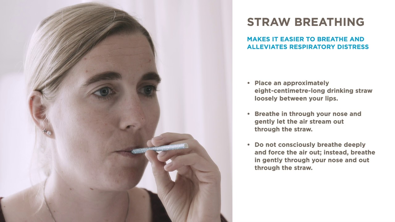 Increasing your breathing: “Straw breathing” exercise - YouTube