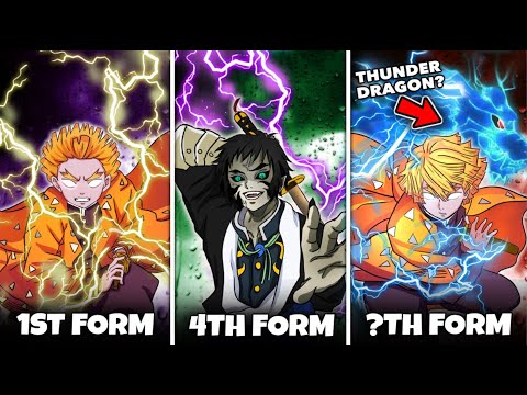 All Thunder Breathing Forms