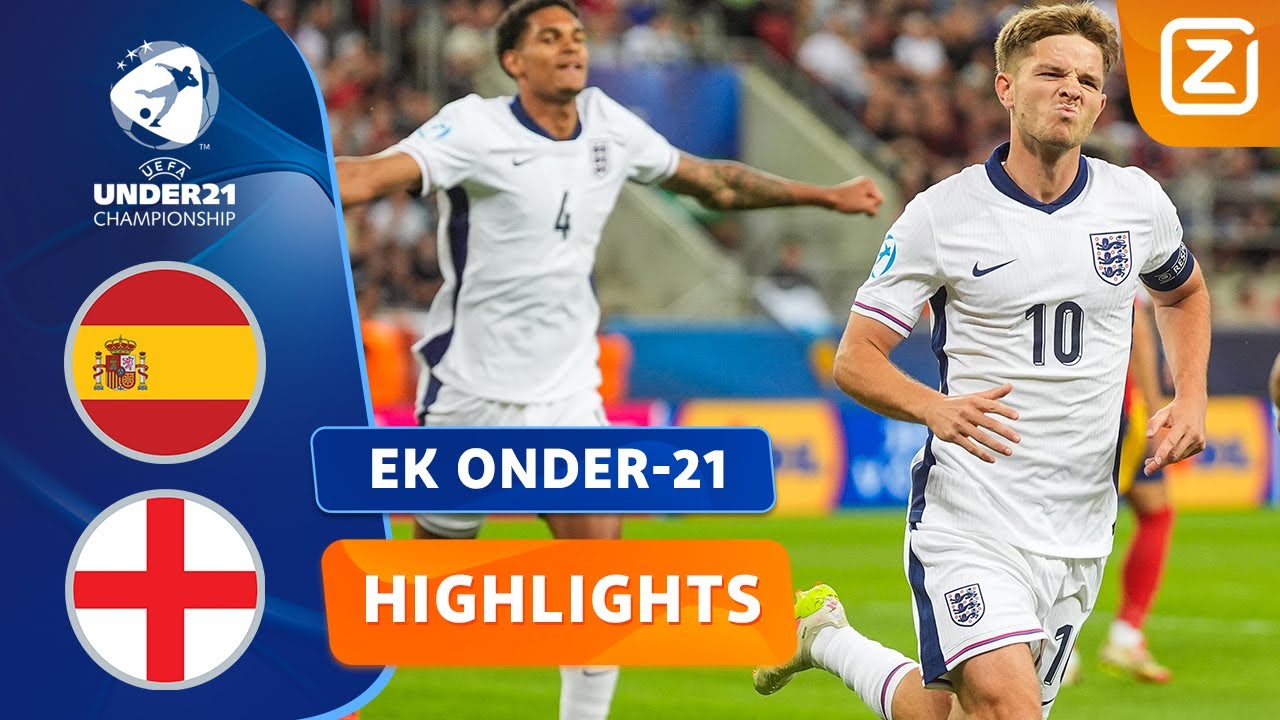 DROOMSTART VOOR DE ENGELSEN IN HEERLIJKE TOPPER!!😍🔥 | Spanje vs Engeland | EK Onder-21 2025