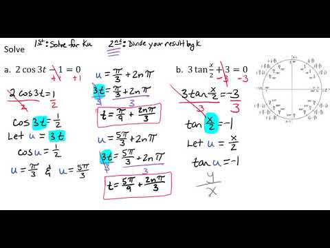 Solving Trigonometric Equations Involving Multiple Angles Video: