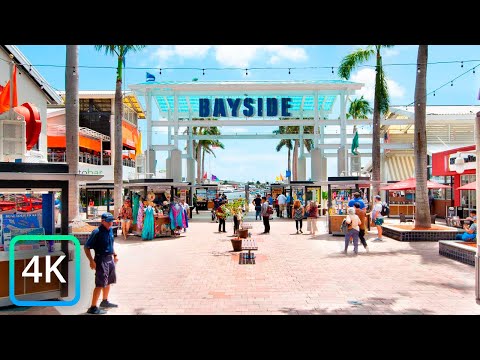 【4K】Walking in Bayside Marketplace, Miami |  USA ???????? Florida, Miami in 4K