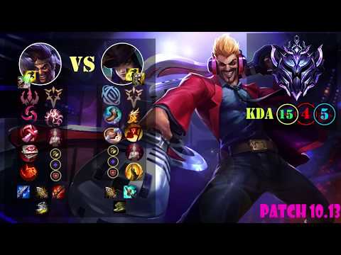 DRAVEN vs CAITLYN BOTTOM LANE - PATCH 10.13