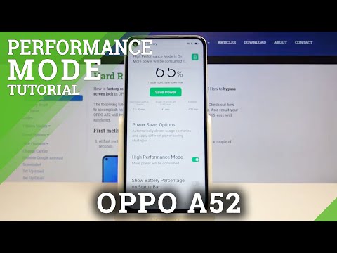 How to Enter Performance Mode on OPPO A52 - Activate High Performance Mode