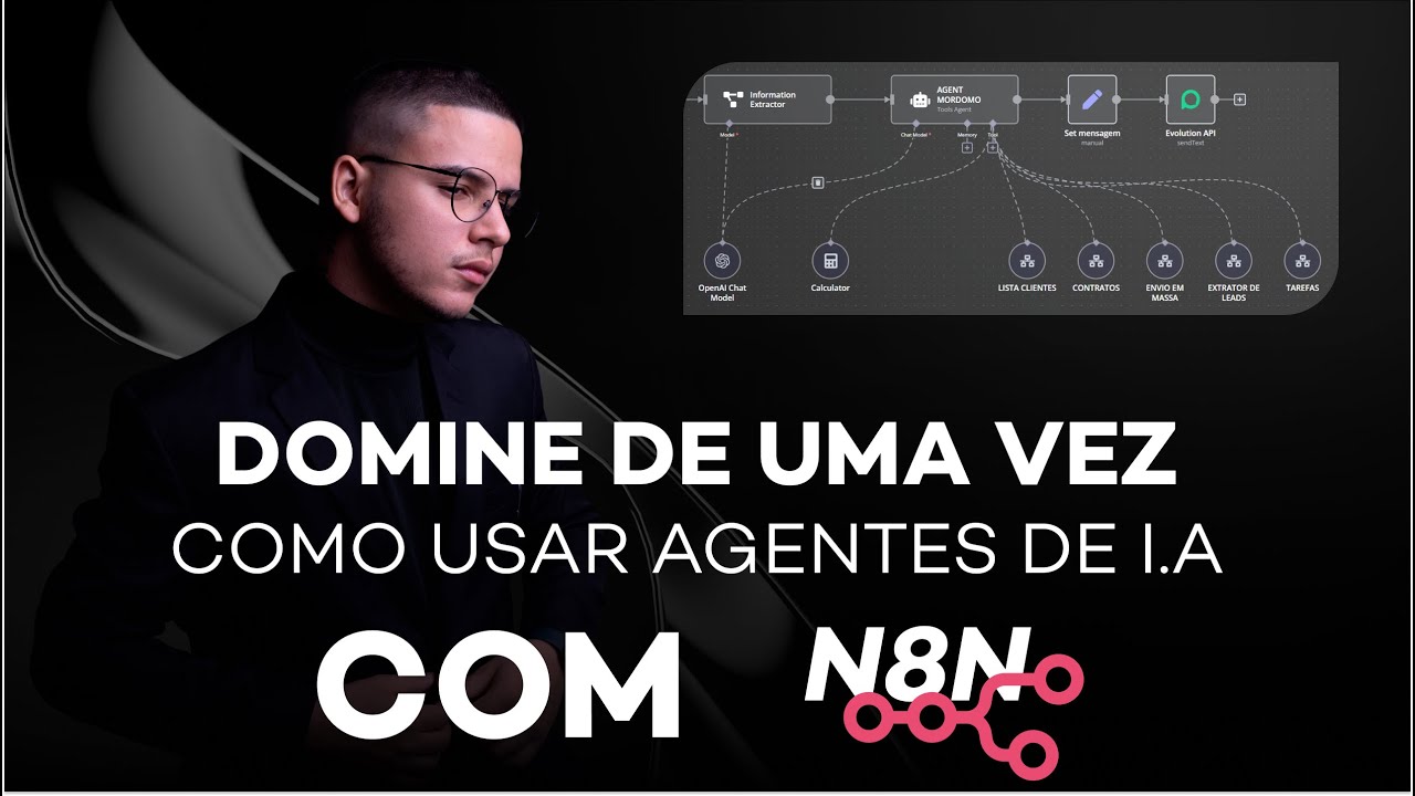 Como criar agentes de IA no n8n | Tutorial Completo #AI  #automationdesign #n8n #lowcode