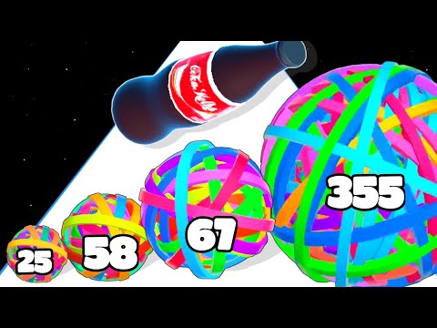 Flexy Runner vs Gym Ball Runner (LEVEL UP BALL RUN) Max Level Rubber Ball Run New Update