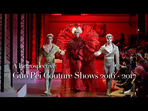 A Retrospective Guo Pei Couture Shows 2016 - 2017