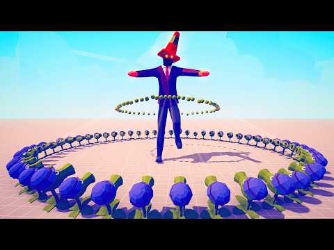 50x PEASHOOTER PvZ vs EVERY UNIT - Totally Accurate Battle Simulator TABS