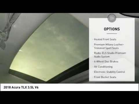 2018 Acura TLX Culver City CA 18A0095